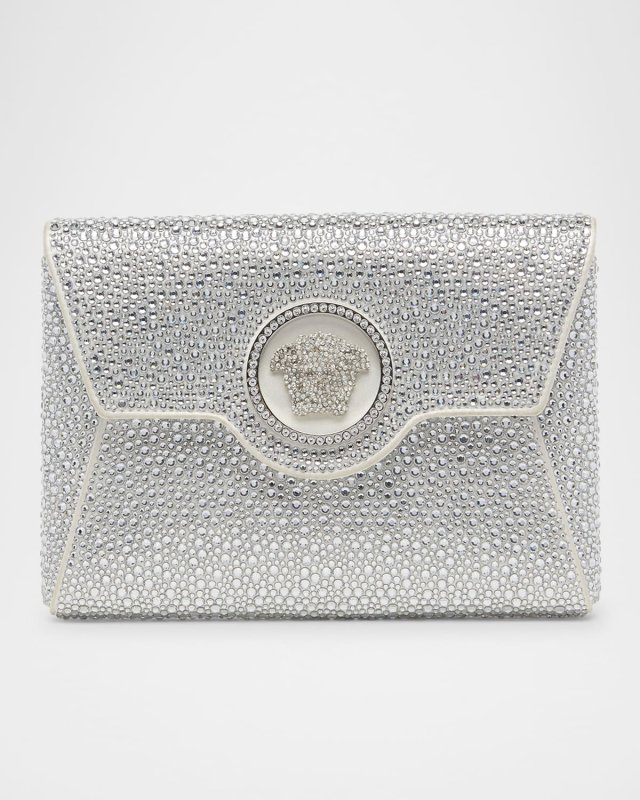 La Medusa Mini Crystal Crossbody Bag
